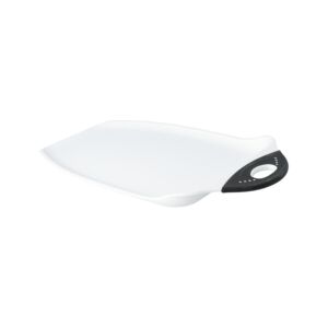 CUTTING BOARD CHOP&SCOOP 9.5X13" WHT/BLK CUTTING BOARD CHOP&SCOOP 9.5X13" WHT/BLK
